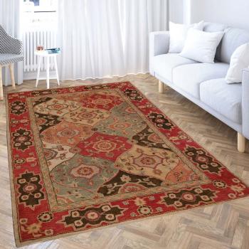 Multicolour Floral Woolen Rug Manufacturers in Paramaribo